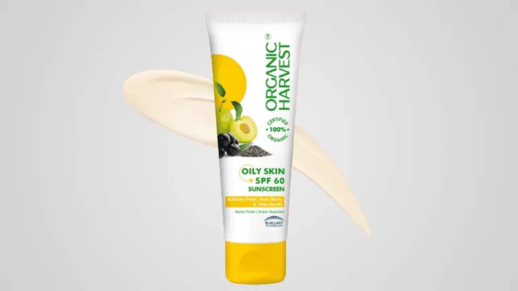 Organic Harvest Sunscreen SPF 60 For Oily Skin  